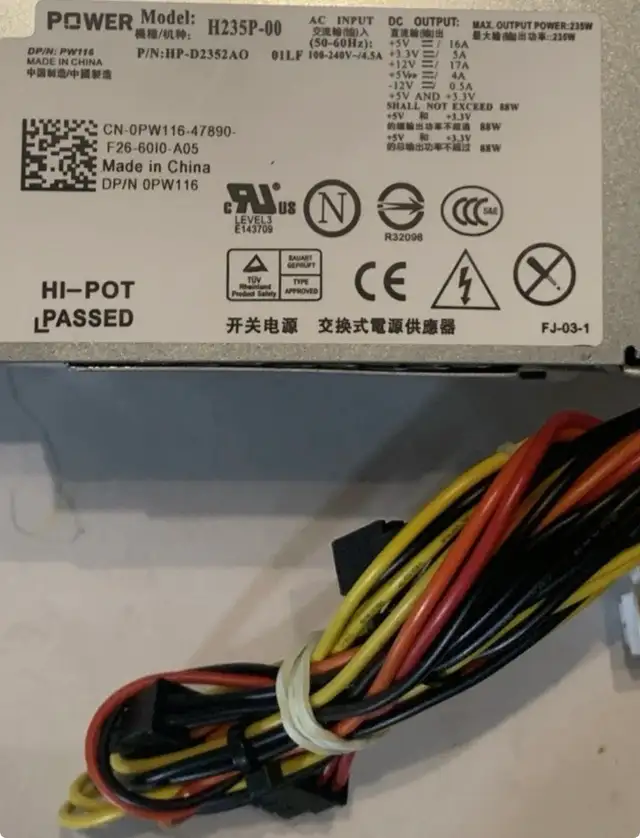 HP H235P-00 235W Power Supply