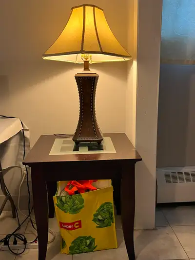 Coffee table with Lamp, View more