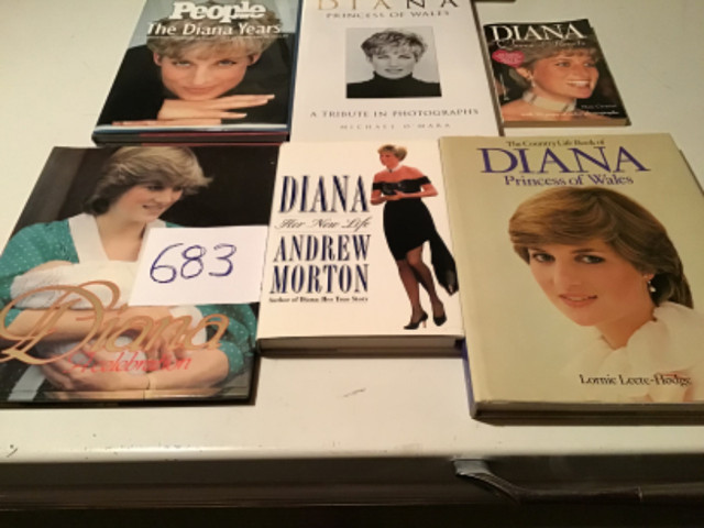 DIANA PRINCESS OF WALES BOOK COLLECTION  683 in Non-fiction in Calgary - Image 4