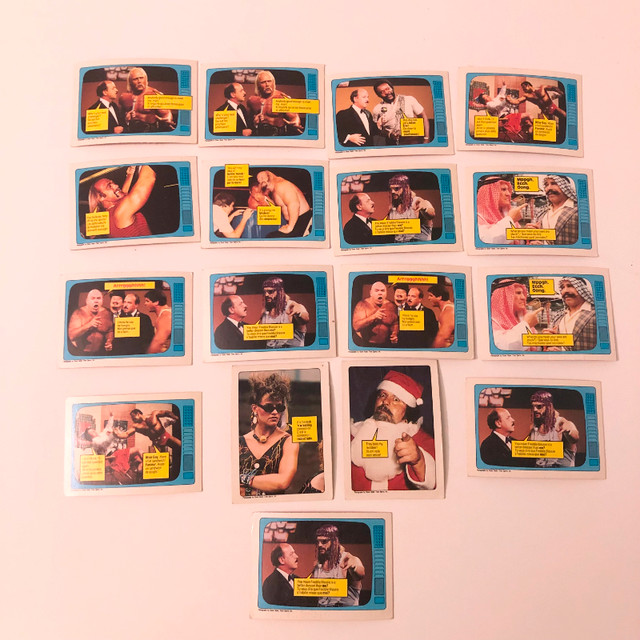 1985 WWF O Pee Chee Wrestling Cards The Superstars Lot of 17 in Arts & Collectibles in City of Toronto