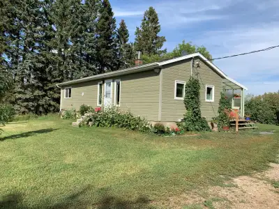House and acreage approx. 16km north of Hafford. Half section with fully renovated house (2 bdrm, 1...