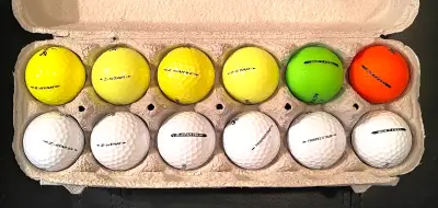  One dozen assorted mint condition Srixon golf balls