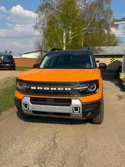 2026 Bronco Sport badlands ,Orange fury colour leather, sunroof so many options . $46,900.located in...