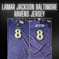 Lamar Jackson Baltimore Ravens Jersey Med & Large
