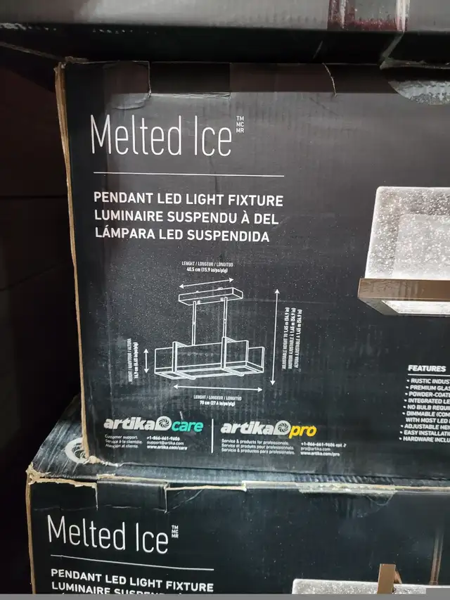 Chandelier/Pedant LED Artika Melt Ice in Indoor Lighting & Fans in Windsor Region - Image 11