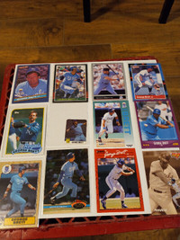 Vintage Baseball Cards George Brett HOF Royals Lot of 24 NM