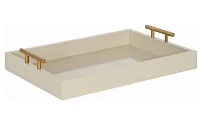 JollyCaper Coffee Table Tray Century Modern Decorative Wood Tray, View more