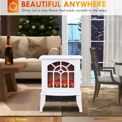 14.2" Electric Heater, Freestanding Fireplace Stove wit, View more
