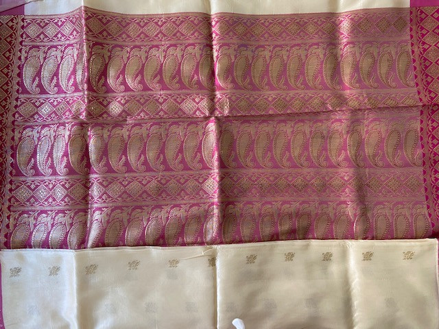 Silk bridal saree complete with stitched fall and side seam read in Wedding in Oakville / Halton Region