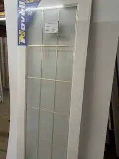 Porte Novel 15 vitres, 30'', bisauté laiton, View more