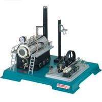 Wilesco stationary steam engine with accessories