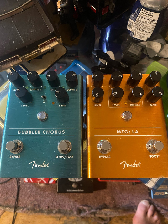 Fender LATube distortion and Bubbler Chorus  in Amps & Pedals in Kingston