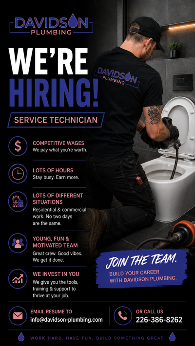 *** HIRING PLUMBING SERVICE TECHNICIAN ***, View more