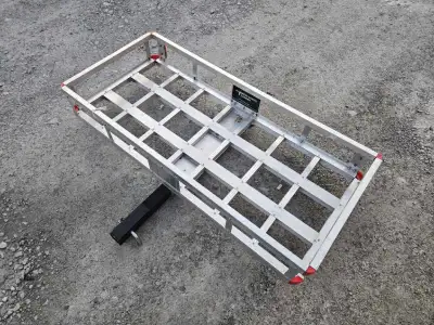 Cargo trailer rack