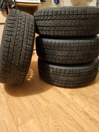 4 winter tires like new  for SUV 225/65  R 17 