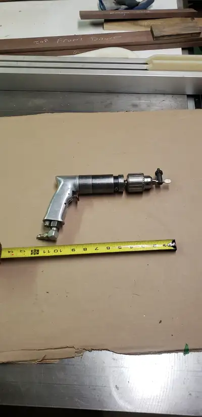 $50  PNEUMATIC AIR 1/2 DRILL WITH JACOBS CHUCK, View more