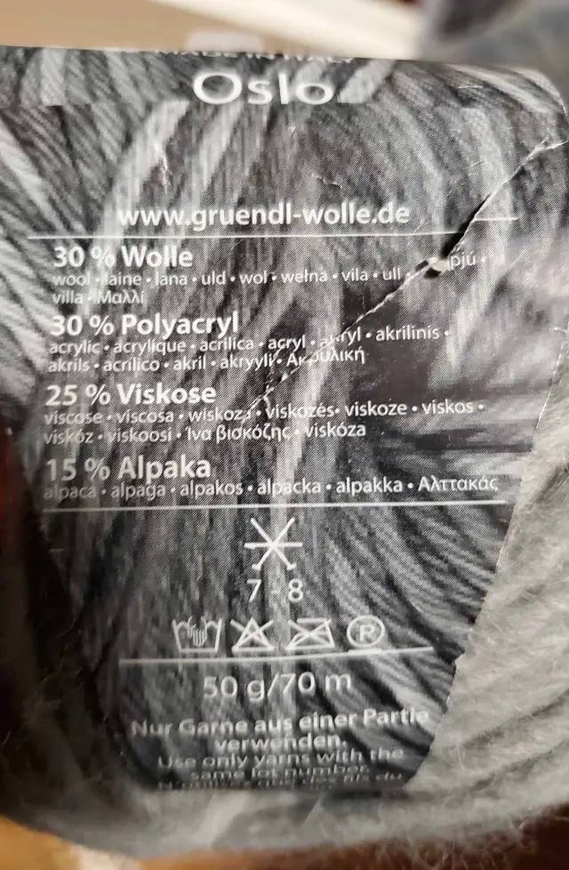 Wolle and Alpaka 2 yarns made in Italy plus knitting 62863267772546124