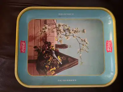 Vintage Bird House and flowers Motif with Slogan "Delicioux and Rafraichessant". This particular mod...