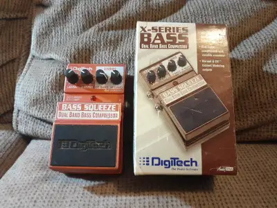 The DigiTech XBS Bass Squeeze foot pedal, View more