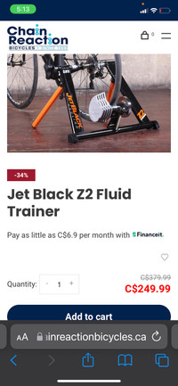 Jett black fluid traner
