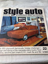 VINTAGE 1969 STYLE AUTO  ARCHITETTURA DELLA CARROZZERIA #M0677