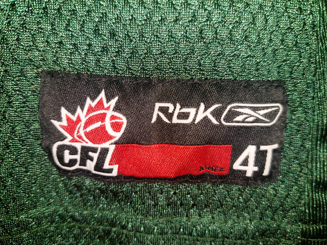 Authentic Edmonton Eskimos Reebok jersey
Mint
Youth size 4T
$15 in Arts & Collectibles in Calgary - Image 4