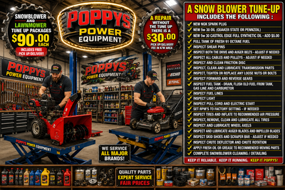 Snowblower Tune Ups/Repairs by Poppy's Power Equipment, View more