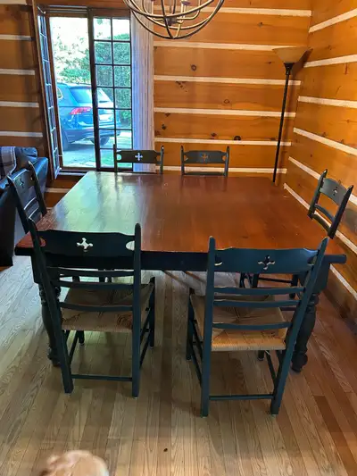 Dinning table and chairs, View more
