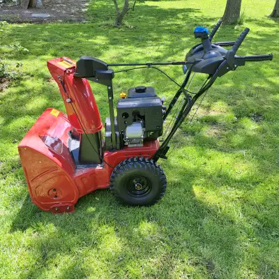 WE are planning to move. Snowblower with electric start used less than 10x . ? Original receipt cost...