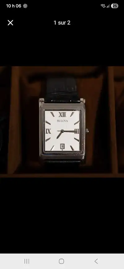 Bulova Rectangle Classique Homme, View more
