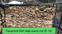 Sold out Hardwood Firewood - Facecord of Ash Slab cut @ 16” $110