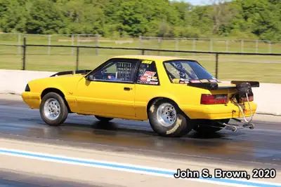 1988 twin turbo Mustang Drag car.. New motor only two passes 347 Stroker New scat forged crank, new...