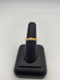 10 Karat Yellow Gold 2.8gms Diamond Ring $145