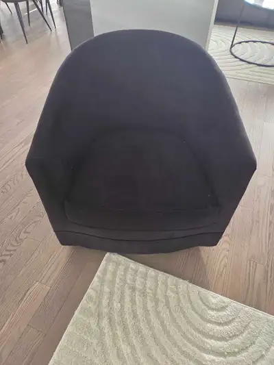 2 - Structube Black Swivel Accent Chairs, View more