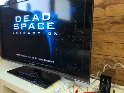 For sale a working wii console, dead space extraction game, and accessories. Included: -Black Ninten...