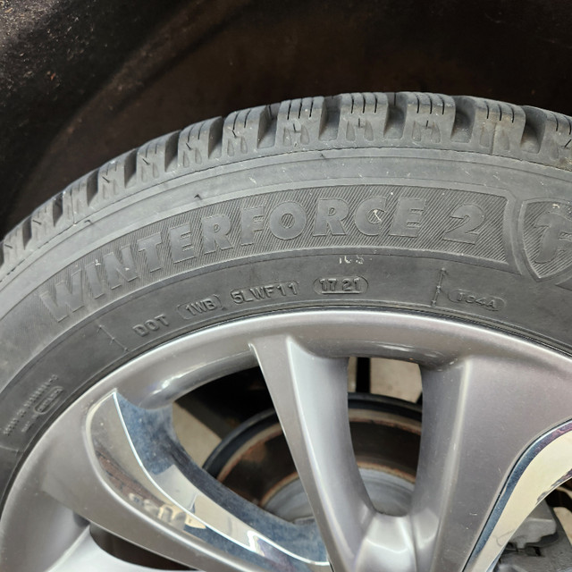 18" Rims with Snow Tires in Tires & Rims in Hamilton - Image 2