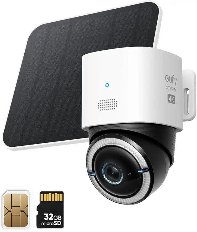 EufyCam 4K S330 4G LTE Wireless Security Camera T86P2122632406754392331214