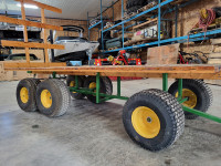 CUSTOM MADE MINIATURE FARM WAGON - 9'4" LONG X 46" WIDE