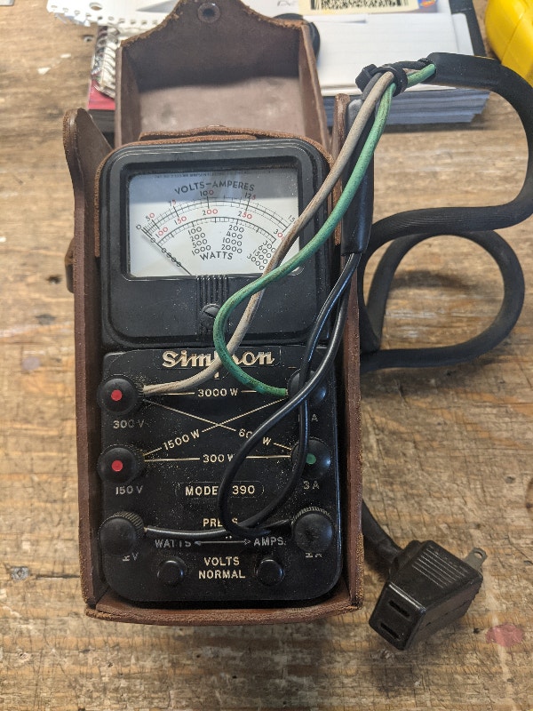 Vintage Simpson Watt Meter Arts & Collectibles Kingston Kijiji