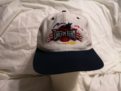 VINTAGE 1992 DREAM TEAM POST CEREAL OLYMPIC USA BASKETBALL HAT, View more