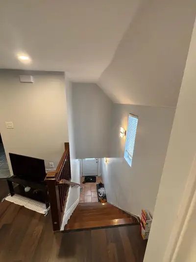 We have a freshly renovated two bedroom apartment coming up for rent. Nice wide private stair case u...