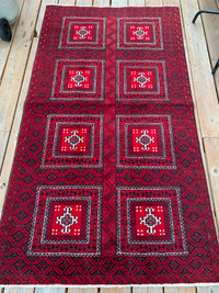 6` 5" x 3` 3" Persian 100% Handmade of Wool Rug