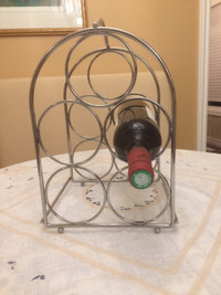 Wine Bottle Rack Cradle Vintage Freestanding Church Window Shape