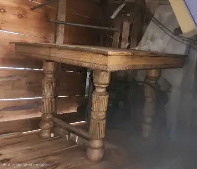 Antique Wood  Table, View more