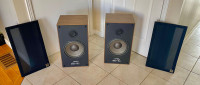 LEIGH LTC 1002 flood speakers stereo 8ohm 80W 