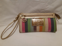 As New Authentic Coach Poppy Multicoloured Wristlet/Wallet