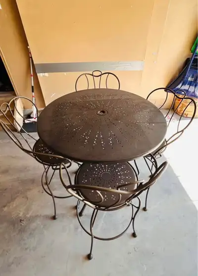 patio table and chair set, View more