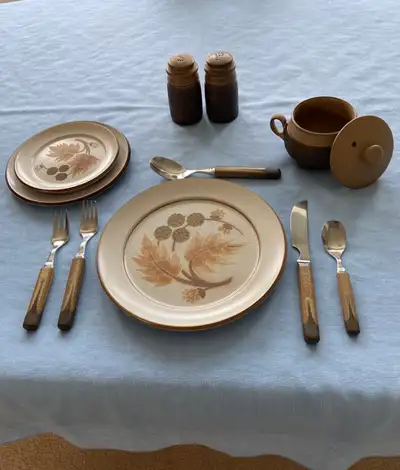 $600. HUGE REDUCTION! Denby Cotswold Dishware Set, View more