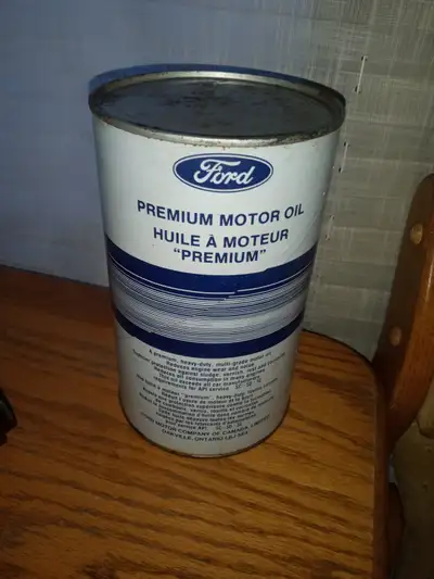 New old stock vintage ford oil tins full unopened.. great for the oil can or ford collector .. $60 e...