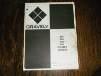 Gravely 424, 430, 432, 450 Tractor Owners Manual 1975